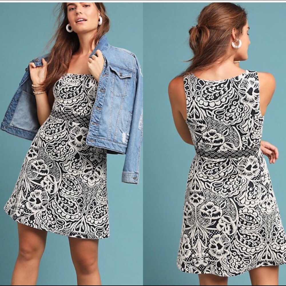 Anthropologie Ettitwa quilted floral motif print